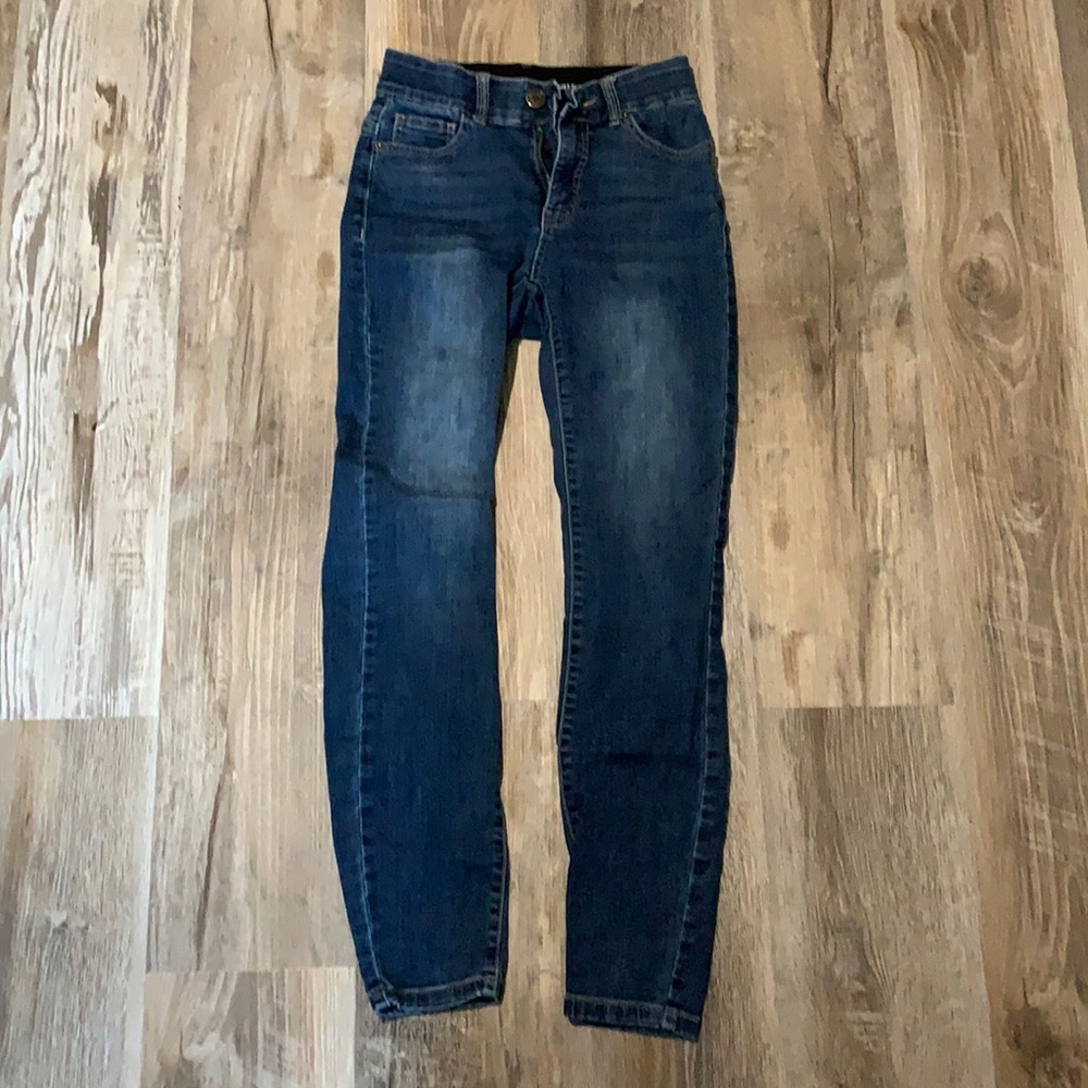 High-Waist Super Skinny Dark Blue jeans